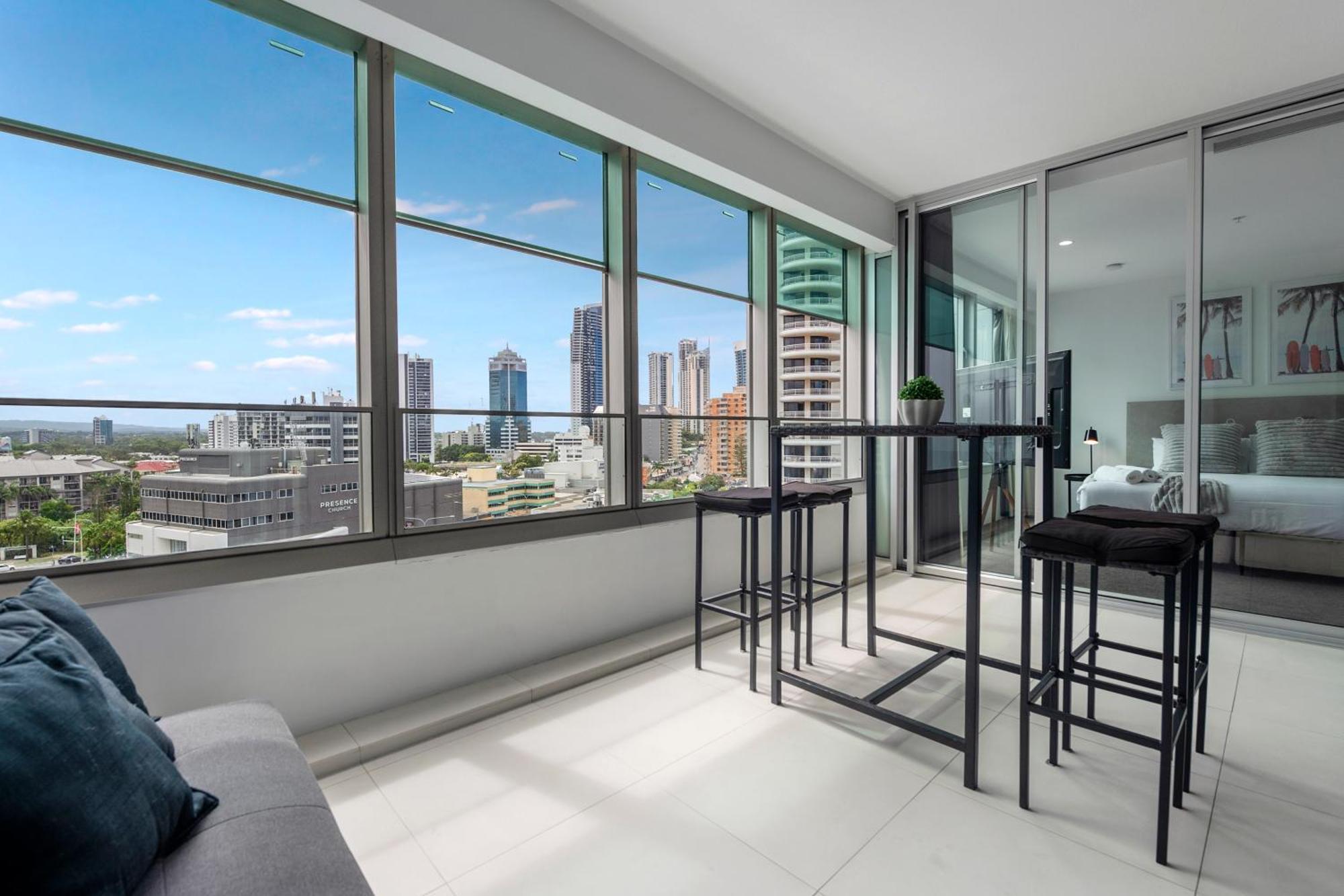 Q Tower At Surfers Paradise - Self Contained Apartments Gold Coast Exterior foto